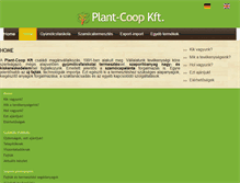 Tablet Screenshot of plantcoop.hu
